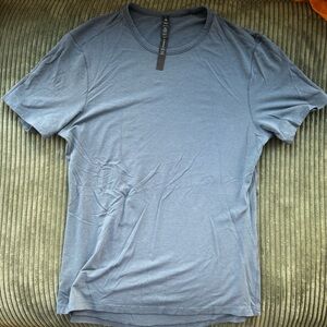 Lululemon fundamental t washed denim in washed denim